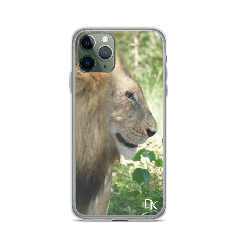 David Krug Smiling Lion iPhone 11 X Case on David Krug Online Store