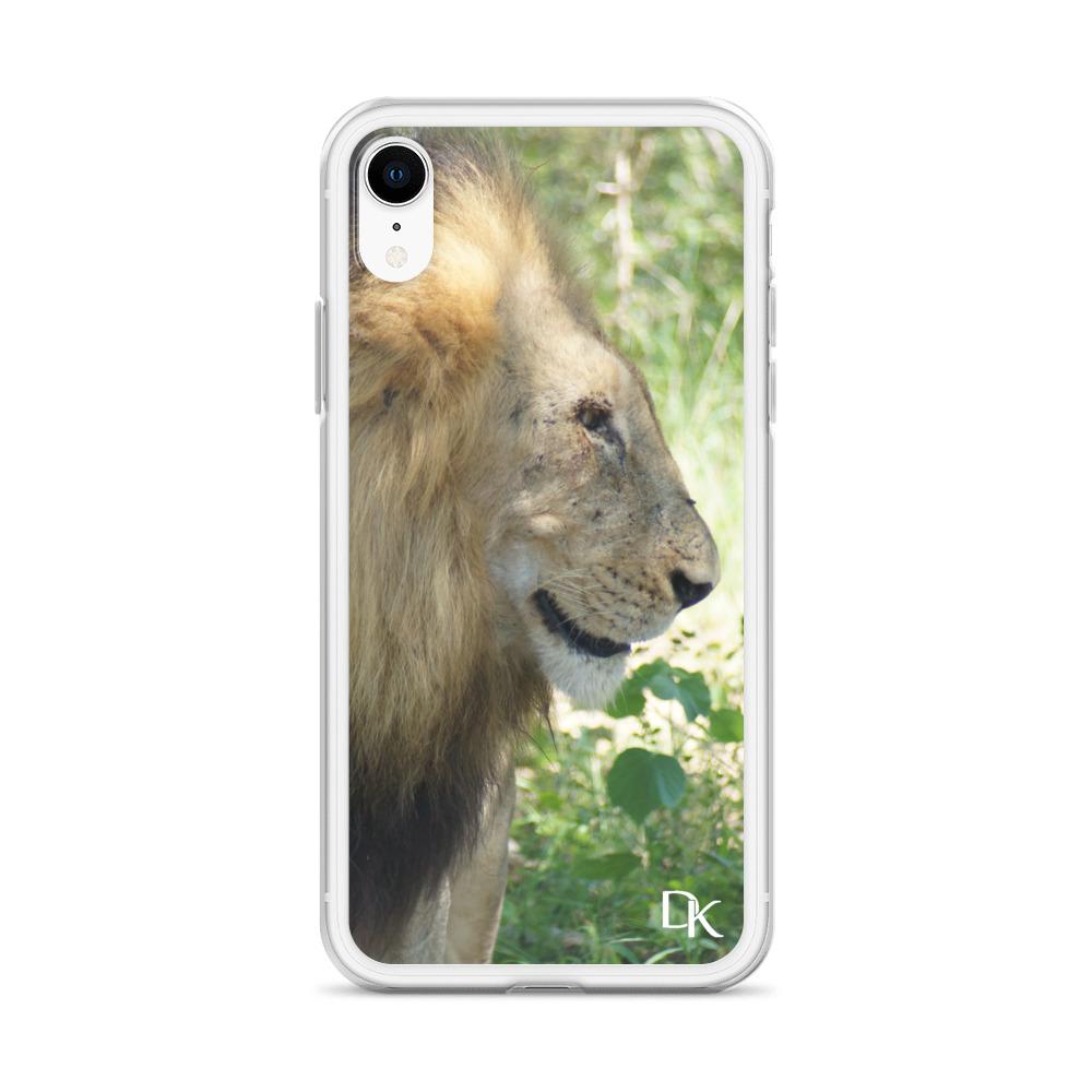 David Krug Smiling Lion iPhone 11 X Case on David Krug Online Store