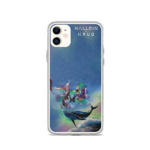 Halldin X Krug Whale & Butterflies iPhone Case on David Krug Online Store