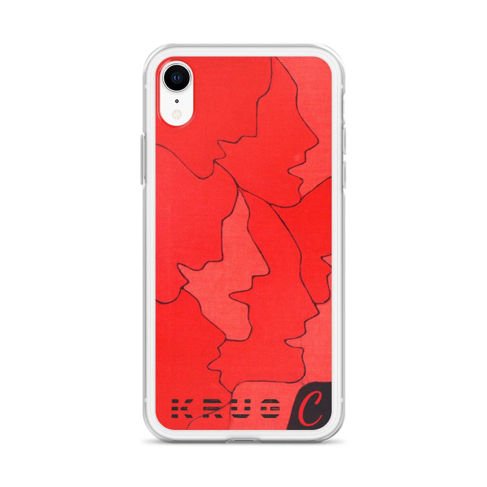Krug C Red Side iPhone Case on David Krug Online Store