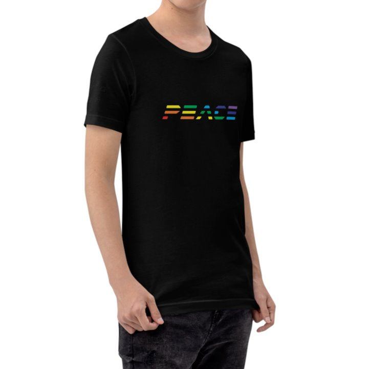 Krug Peace Rainbow T-shirt on David Krug Online Store
